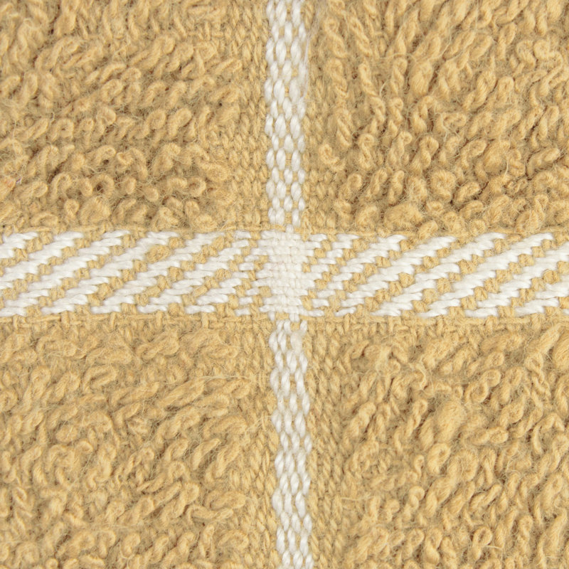 Cotton Plaid Dish Cloth Kitchen Towel, Straw