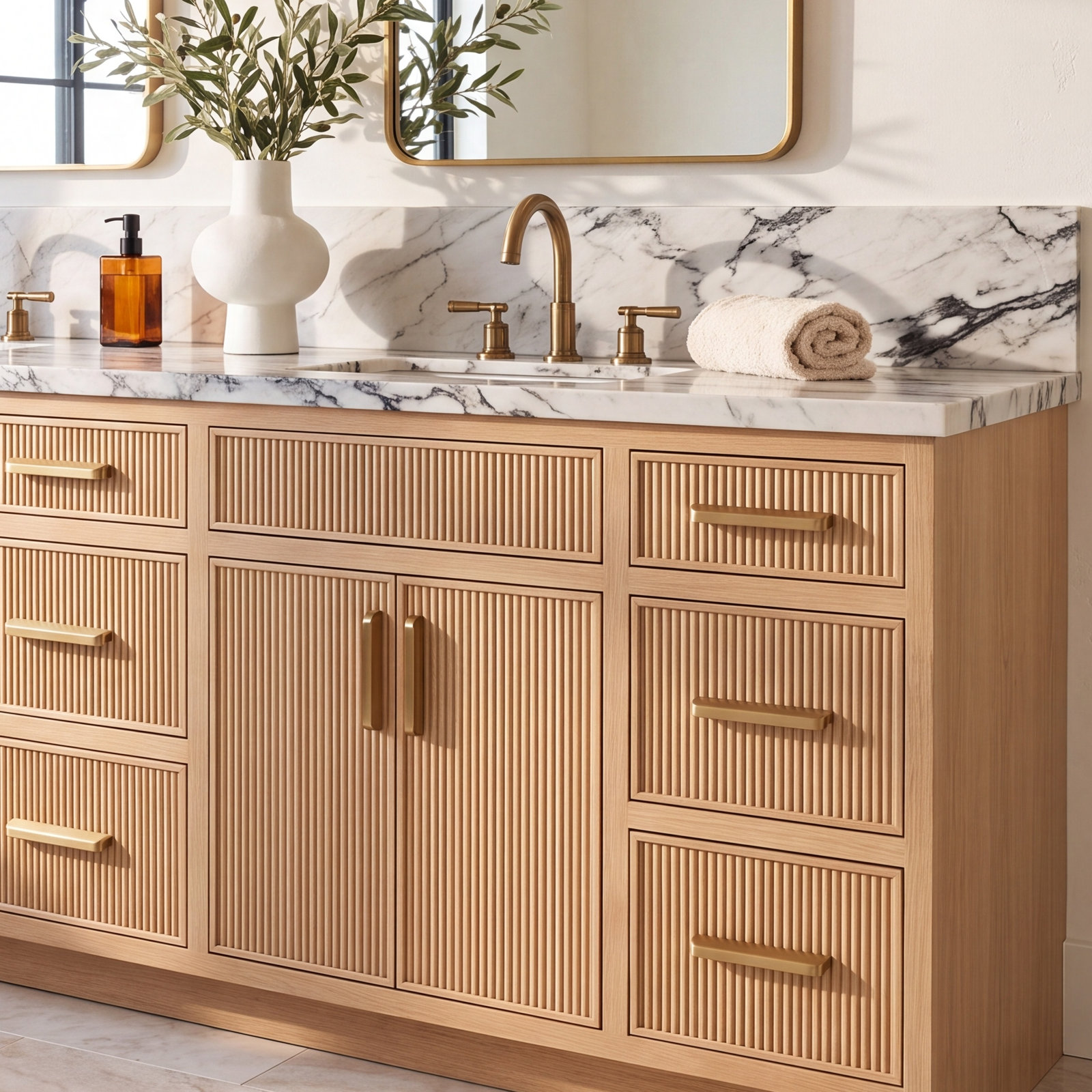 Seneca 12" Bar Cabinet Pull, Champagne Bronze, 12"
