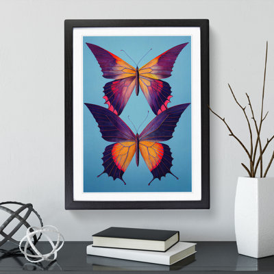 Royal Butterflies - Single Picture Frame Print