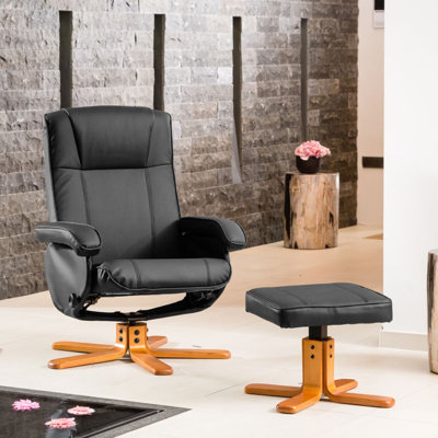 Larosha Heated Massage Chair with Footstool