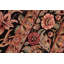 Tapis oriental noir / vert / beige en laine noué à la main 8 pi 2 po x 10 pi 3 po Packan