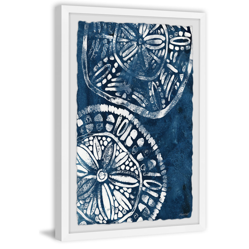 Sea Batik IV by Marmont Hill - Single Picture Frame Painting, 20cm H x 30cm W
