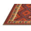 Tapis noir/orange/beige contemporain Meith-801940428