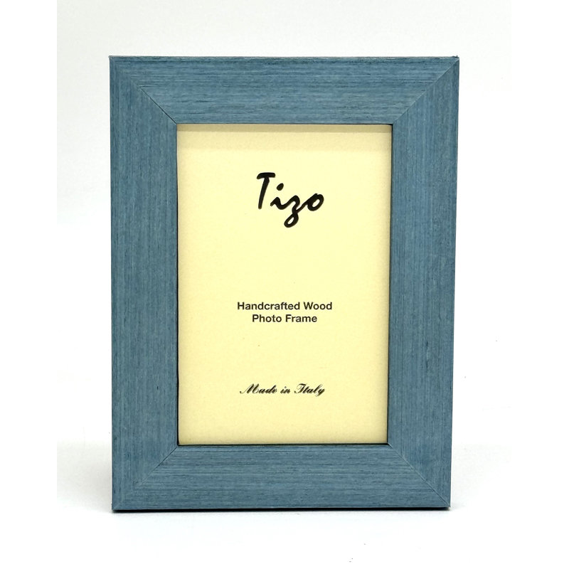 Wood Picture Frame, Baby Blue, 5" x 7"