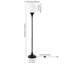 Calan Mahdi Torchiere Floor Lamp with Glass Shade-2032895984