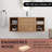 48'' Single Bathroom Floating Vanity With Ceramic Top-1082956374
