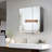 LED Mirror Medicine Cabinet with Defogger, Anti-Fog, and Dimmable Lights