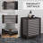 Bamboo Laundry Hamper with Lid-490657738