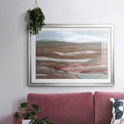 «Valley of Fall», cadre encadré et biseauté