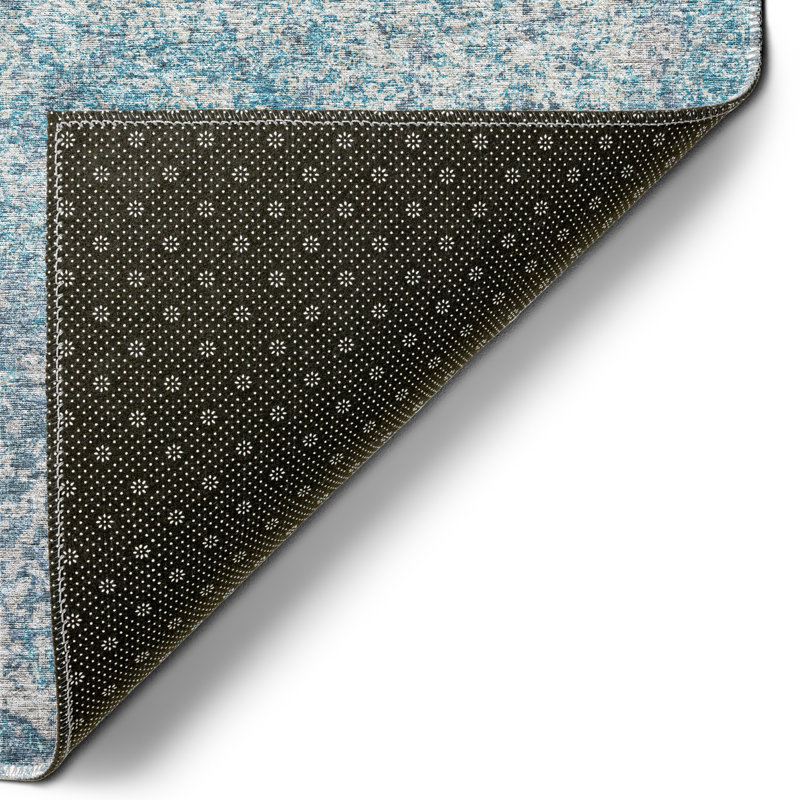 Zamarie Chenille Abstract Indoor / Outdoor Rug, Rectangle 9' x 12'