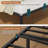 Corner Bed Frame With Led Light And Charging Station, Line Fabric Upholstered Bed With 2 Underbed Storage Drawers, Modern Daybed No Box Spring Needed/noise-free, Grey-1177235443