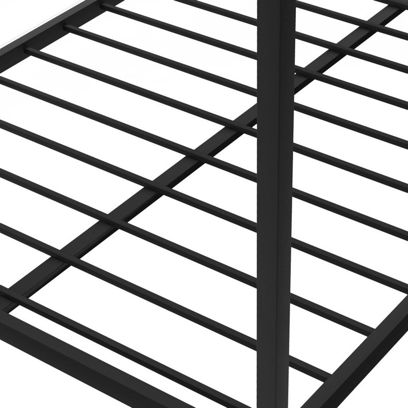 Lit superposé standard Olivares par Isabelle & Max ™, Noir, Double sur double