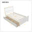 Lit plateforme simple avec deux tiroirs-2101184159
