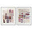 Ensemble de décorations murales abstraites Tonal Gridwork -483764857-483742307