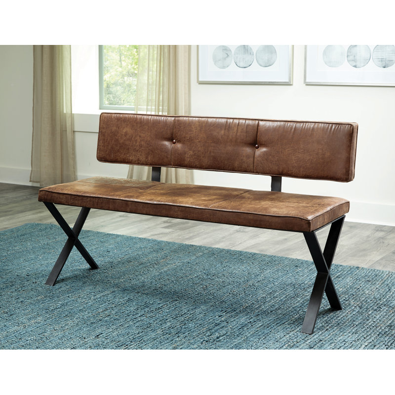 Banc en similicuir Balmir