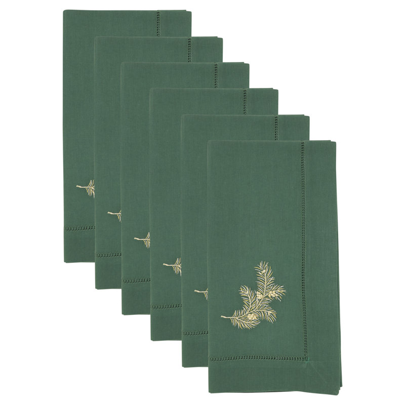 Ensemble de 6 serviettes de table Embr'D