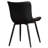 Pu Leather Upholstered Dining Chairs Modern Wingback Side Chairs With Metal Legs-1195136587