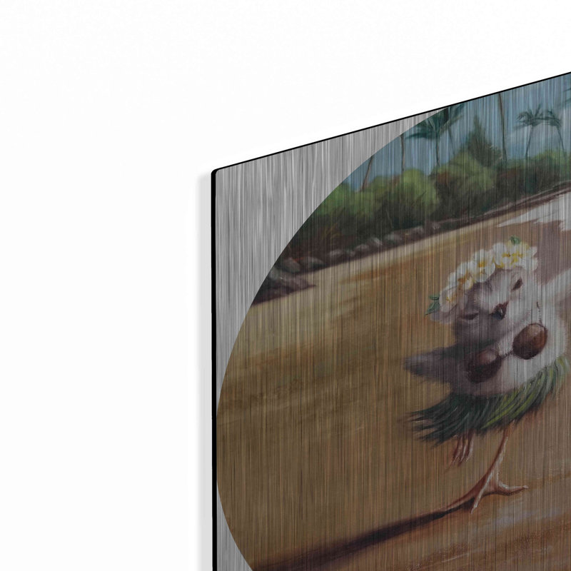 «Hula Chick» par Lucia Heffernan, H 12 po x l 12 po