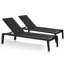 Higold 6977 Emoti Outdoor Chaise Lounge With Space Aluminum Set Of 2