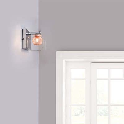 Kappler Chrome Armed Sconce