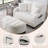 42-Inch Two-Seater Sofa With Recliner And Storage Ottoman, Suitable For Living Rooms And Bedrooms-1903941253