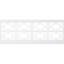 Panneaux muraux blancs 94,5 "(paquet de 4)-69958449