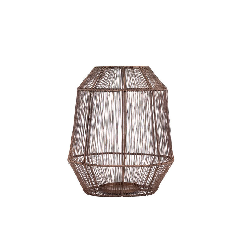 Iron Tealight Holder, 38cm H x 28cm W x 28cm D, Copper