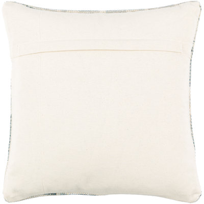 Alain Embroidered Cotton Blend Throw Pillow