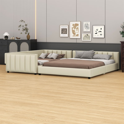 Upholstered Platform Bed, Mother & Child Bed