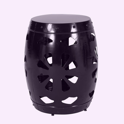 Metal side table