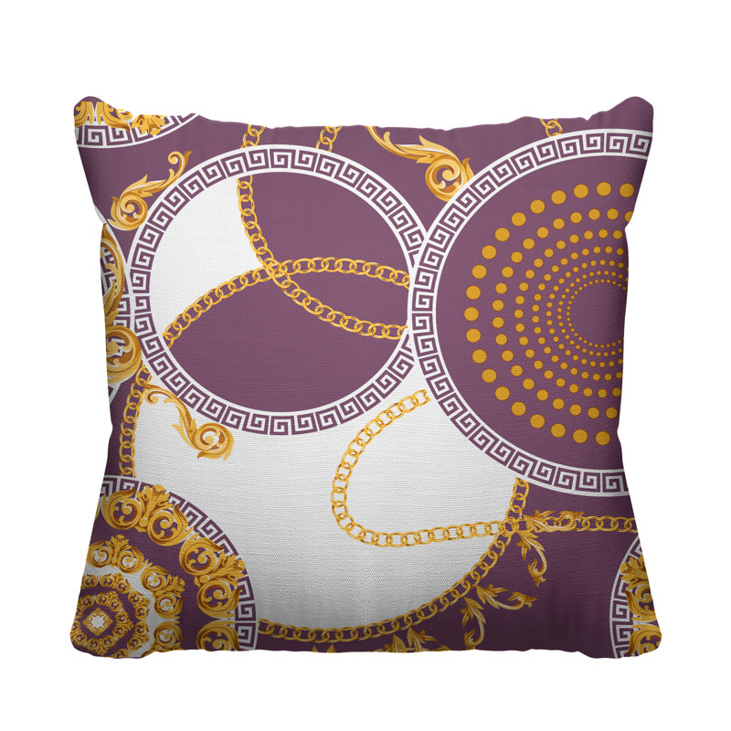 Housse et insert de coussin extérieur Tobin, L 15 po x H 15 po, Mauve