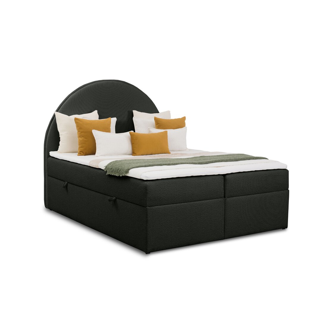 Boxspringbett Arlinda mit Topper und Bettkasten