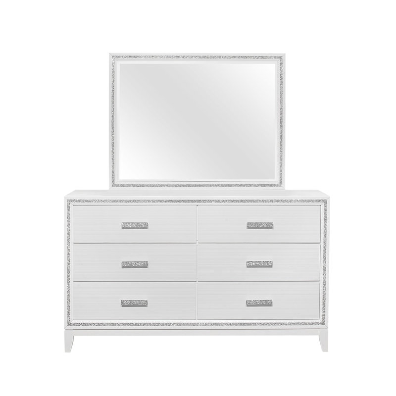 Miroir à paillettes almera
