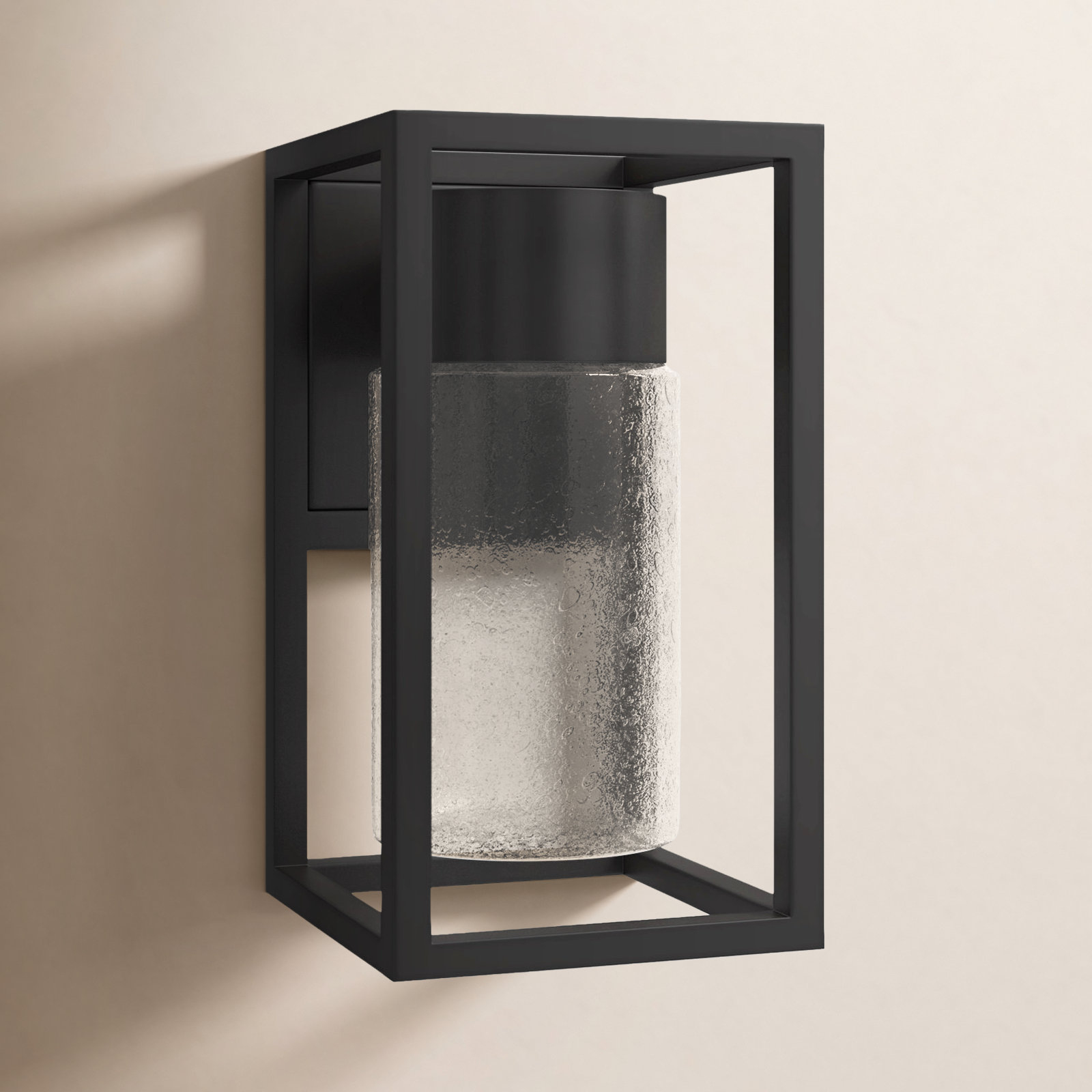 Brixton Outdoor Aluminum LED Wall Light, 11" H x 6" W x 6.875" D