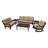 Vineyard 6-Piece Deep Seating Set-126619382-126619394