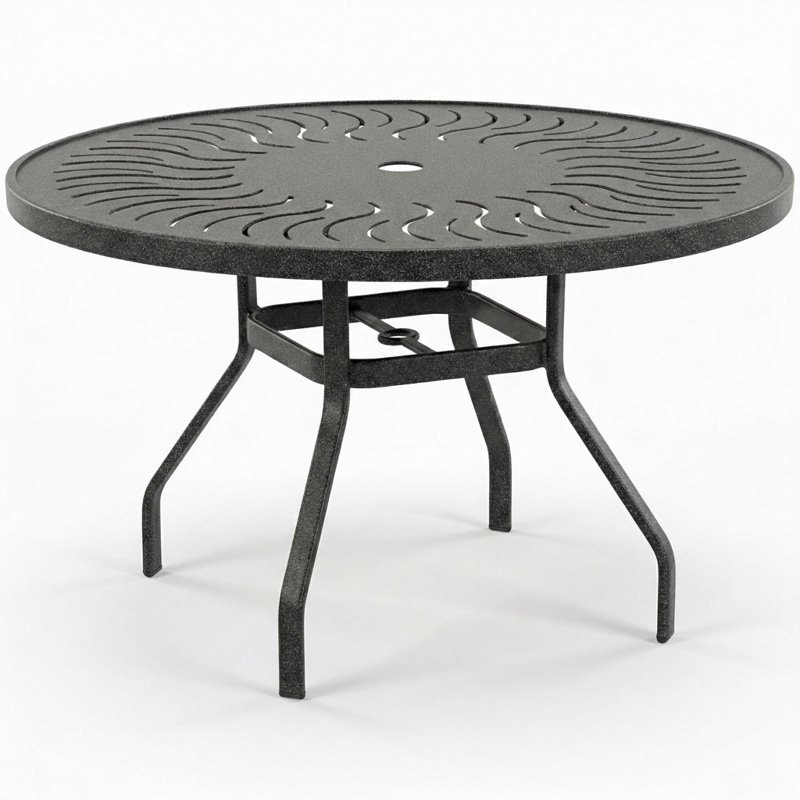 Table de salle à manger ronde Windward, Granite