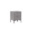Losada 45cm W Steel Bedside Table-1856567990