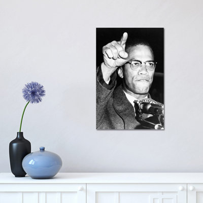 Malcolm X (1925-1965) - Print on Canvas