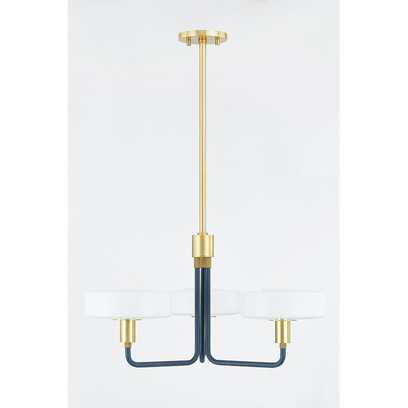 Aston 3 Light Chandelier by Zoe Feldman x Mitzi