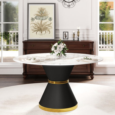 6 Table - 51.85" Sintered Stone, Stable Base & Heat