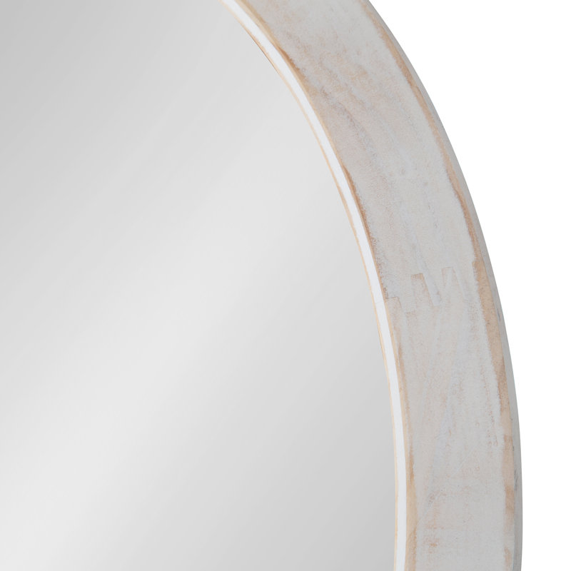 Miroir d'appoint Jakavion Farmhouse, Blanc