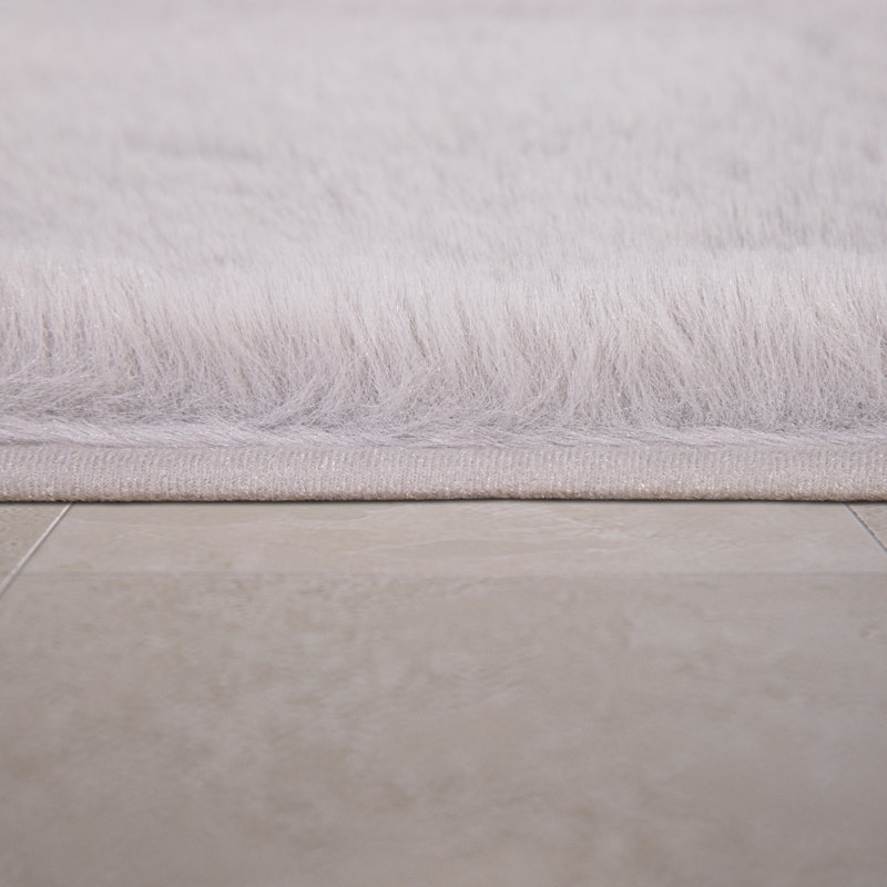 Wickstrom Rectangle Bath Mat, 50cm W x 80cm L, Grey