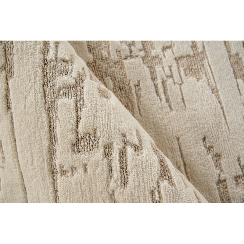Area Rug in Beige, Rectangle 12' x 15'