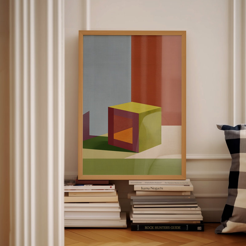 Form and Structure No. 01: Reproduction d'art abstrait géométrique, 30x40 in, White