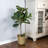 30'' Faux Fiddle Leaf Fig Tree in Glass Basket