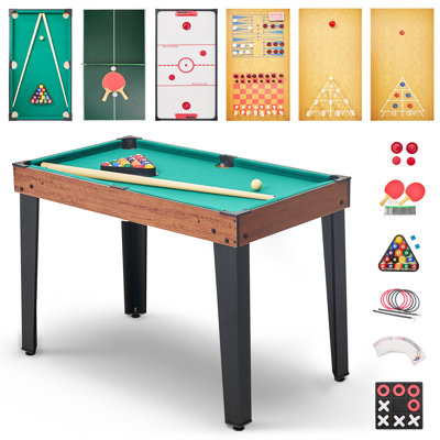 Combo Game Table Set - Multi Game Table, Gifts for Home, Arcade, Game Room