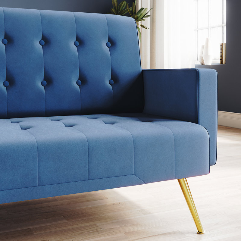 Kena 5 Seater Sleeper, Blue Fireproof Sponge