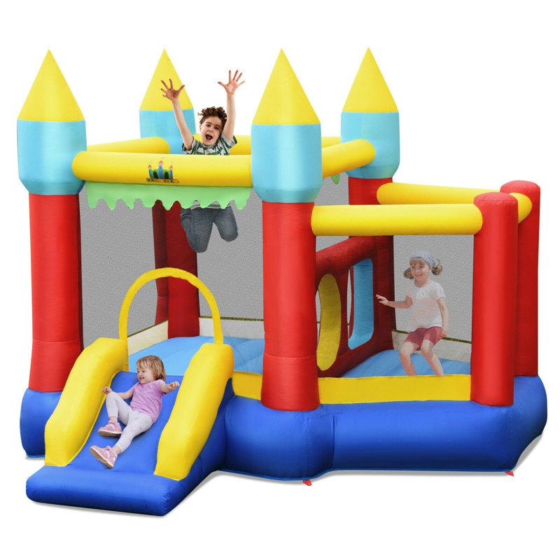 9.3' x 9.87' Bounce House with Slide