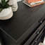 Commode 4 tiroirs, finition noire