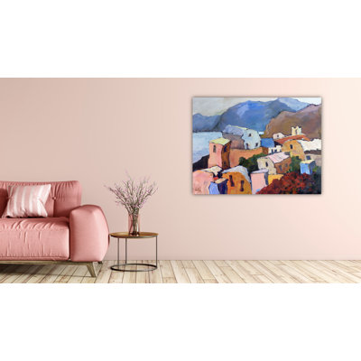 Greek Isles By John Beard- Gallery Wrapped Canvas Print Print by John Beard
